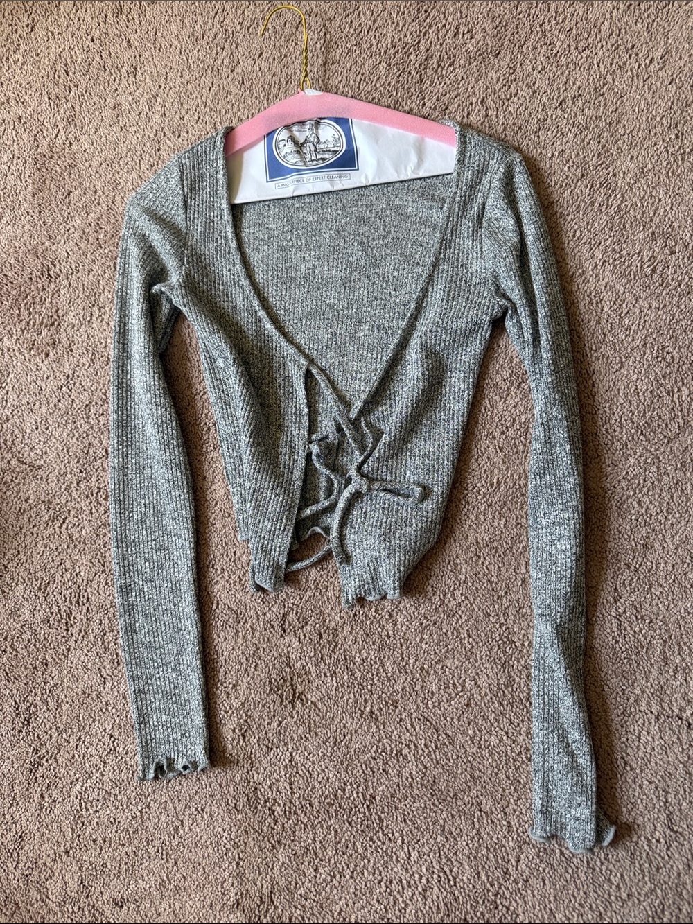grey sweater